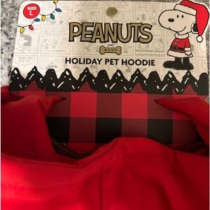 Size L snoopy pet sweater